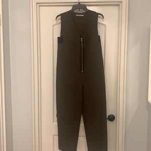 T By Alexander Wang Army Green Jumpsuit